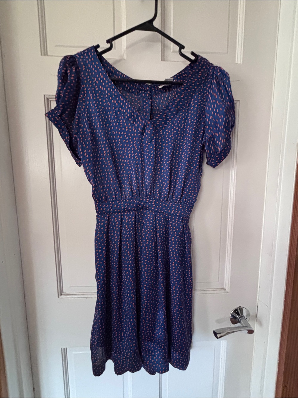 Bar III Navy Dress with back cutout